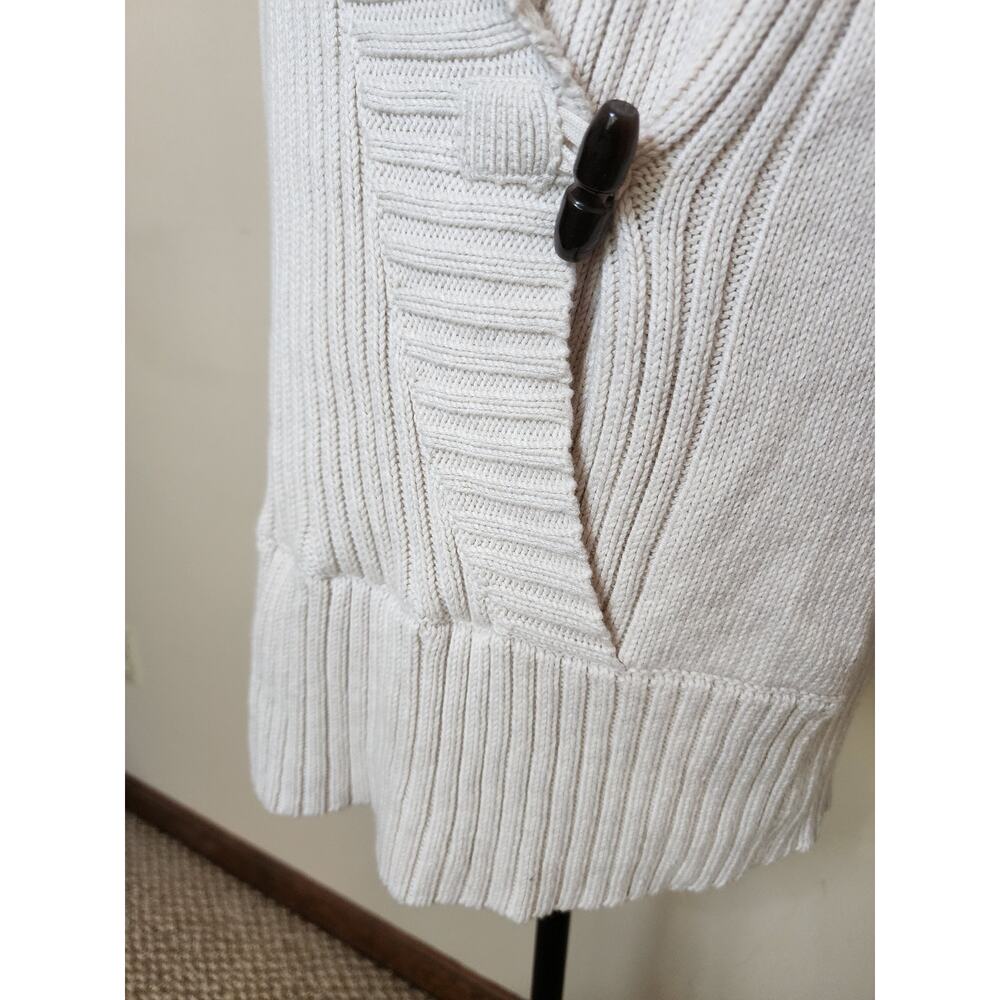 Banana Republic Women's Large Beige V-Neck Pullover Long Sleeve Sweater - Picture 4 of 9